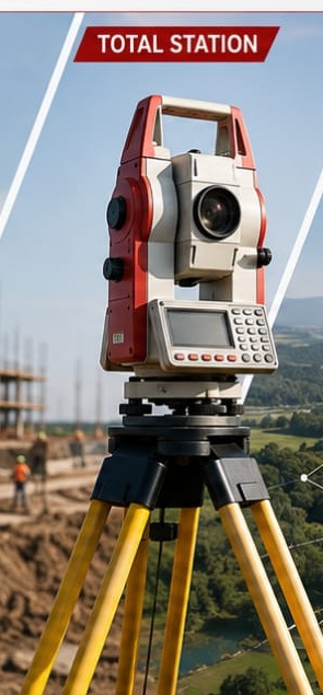 Total station surveying equipment